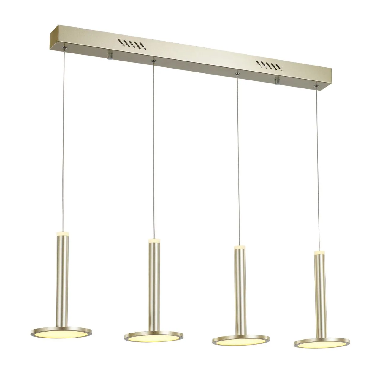 Oliver, nowoczesna lampa wisząca, złota, LED, 3000K, MD17033012-4B GOLD